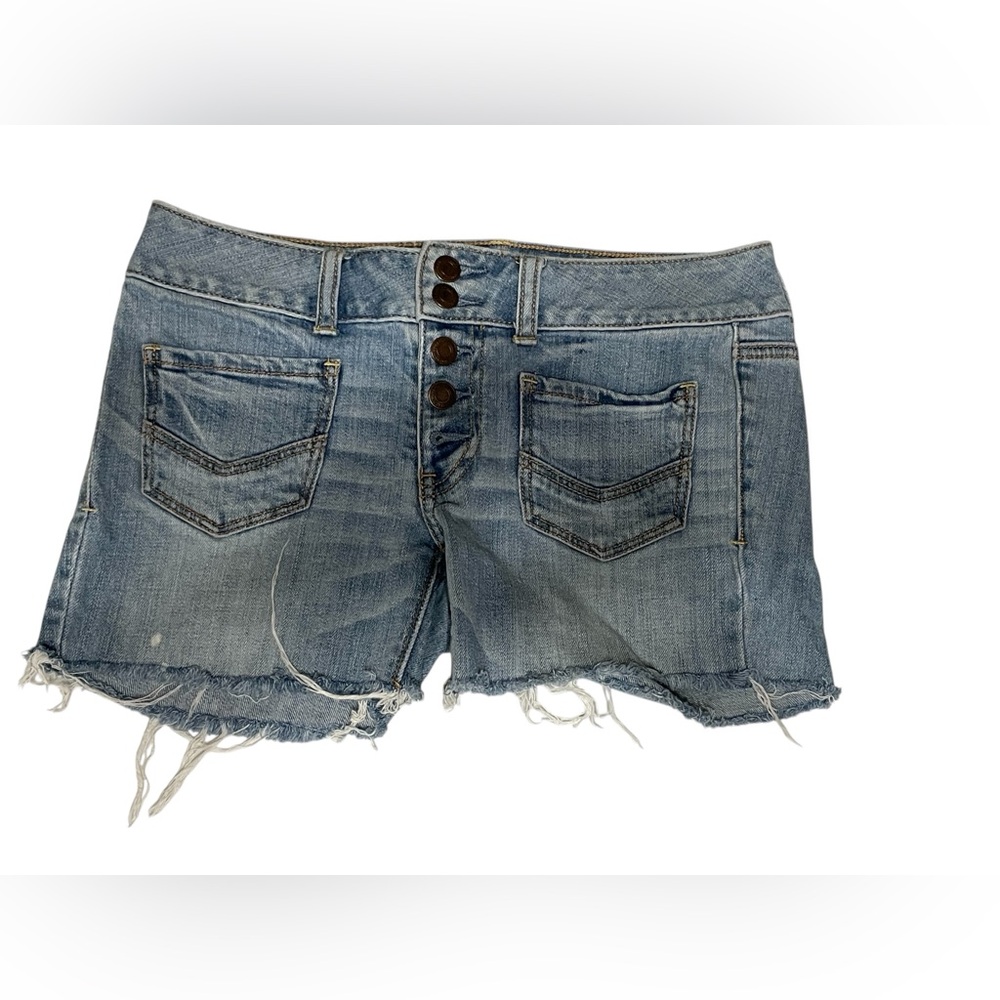 American Eagle high rise shorty denim shorts women’s‎ size 6
